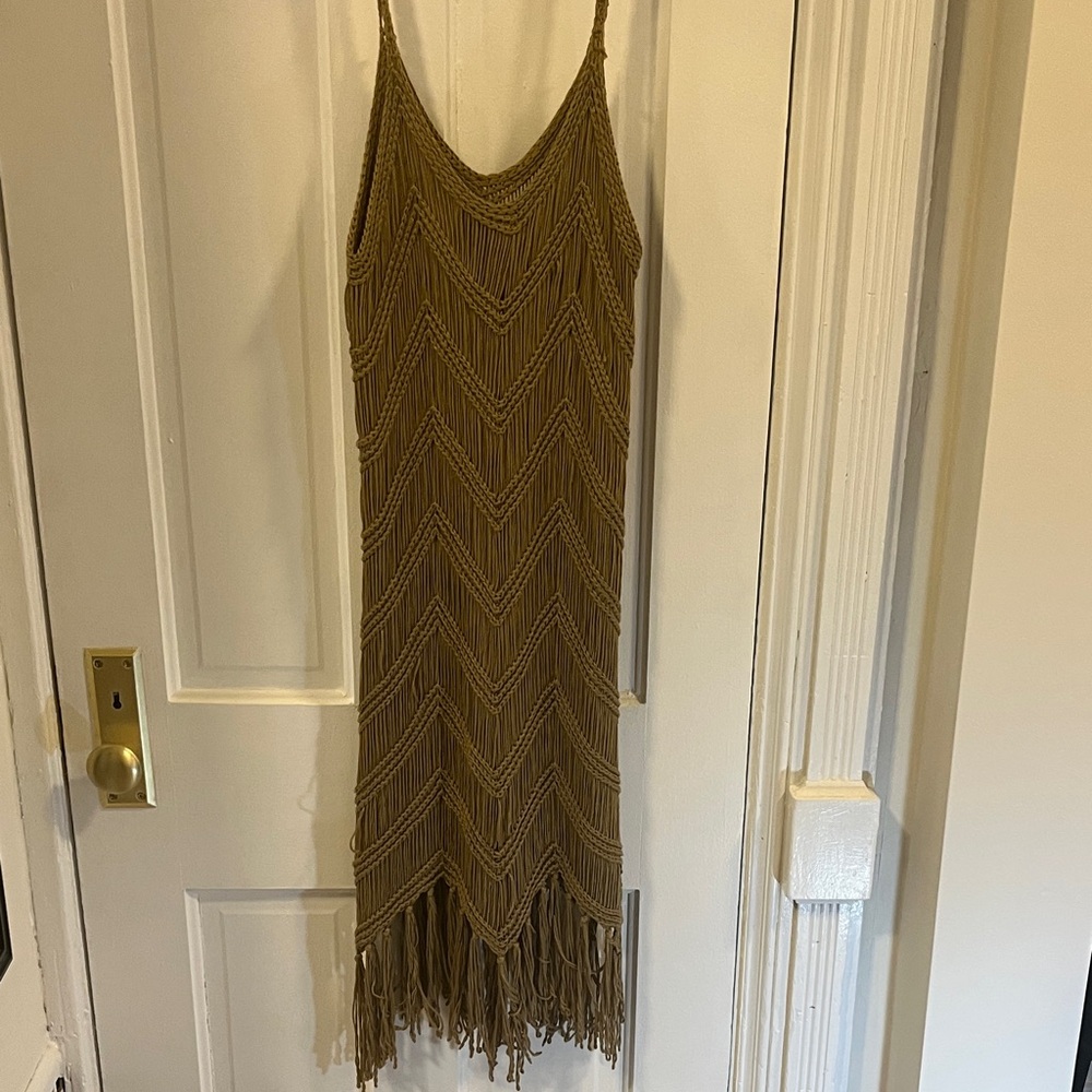 Elegant Fringe Detail Coverup